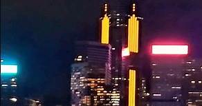 維多利亞港夜景 香港 Victoria Harbor night view Hong Kong