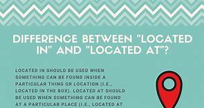 Located In vs. Located At - Difference Explained (12 Examples)