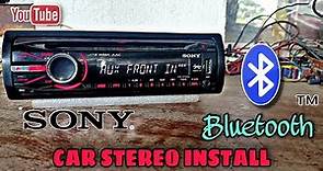 Sony car stereo/How to Install Bluetooth in Car Stereo