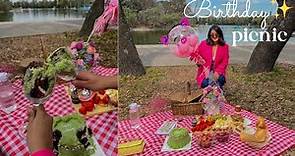 PICNIC AESTHETIC de CUMPLEAÑOS 🧺🌸🎂 + PREPARACIÓN *inspirado en pinterest* | birthday picnic vlog