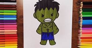 Como dibujar a Hulk 👊🏻| how to draw Hulk