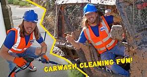 Cleaning Cars at the Carwash with Handyman Hal | Dirty Muddy Jeep Clean