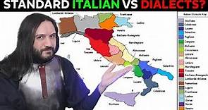 Standard Italians VS Regional "Dialects"