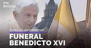 FUNERAL BENEDICTO XVI: El PAPA FRANCISCO lo preside en la PLAZA de SAN PEDRO | RTVE