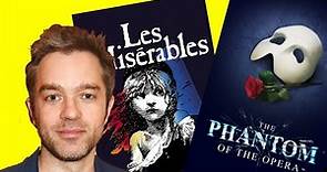 Hadley Fraser on 25th anniversary shows Phantom of the Opera and Les Miserables