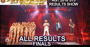ALL Results and Winner AGT 2018 Finale | America's Got Talent Season 13 Finals