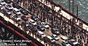 Golden Gate Bridge Protest