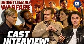 The Ministry of Ungentlemanly Warfare Cast Talks Stealing Props, Top Gun 3 & More! Henry Cavill
