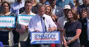 Martin O'Malley Presidential Announcement Full Speech (C-SPAN)