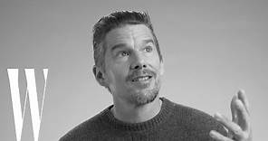 Ethan Hawke on River Phoenix, Dead Poets Society, and What Makes Him Cry | Screen Tests | W Magazine