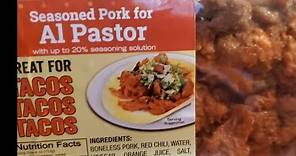 Pork Al Pastor from Aldi Will it be Good?