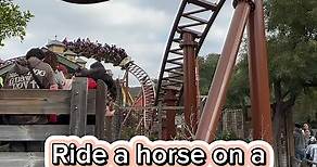 Horse Roller Coaster Pony Express at Knott’s Berry Farm