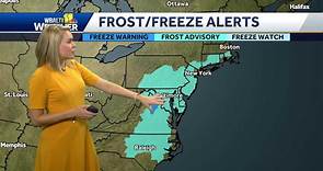 Morning Frost Advisory for Maryland to start Tuesday