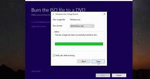 How To Make a Windows 10 Install Disc