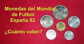 Monedas del Mundial de Futbol España 82 - Pesetas