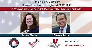 Utah 1st Congressional District Democratic Primary Debate