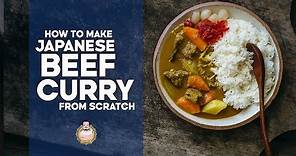 How to Make REAL Japanese Beef Curry from Scratch | Japanese Recipes