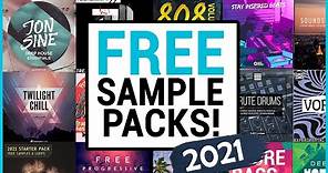 The 50 Best FREE Sample Packs in 2021 for ANY GENRE! (32GB+ TOTAL)