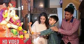 Bhushan Kumar With Wife Divya Khosla Kumar At Ganesh Aarti | T-series