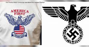 Trump 2020 campaign accused of using symbol that critics say resembles Nazi eagle logo