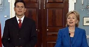 Secretary Clinton Meets With U.K. Foreign Minister David Miliband