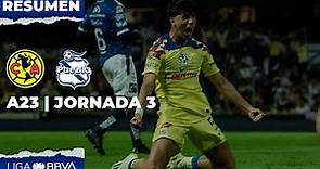 Resumen y Goles | América vs Puebla | Liga BBVA MX | Apertura 2023 - Jornada 3