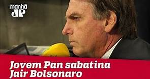 Eleições 2018 - Jovem Pan sabatina Jair Bolsonaro