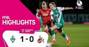 SV Werder Bremen - 1. FC Köln | Highlights FLYERALARM Frauen-Bundesliga 22/23