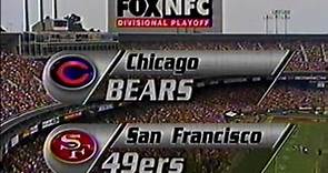 1994 NFC Playoffs Bears vs 49ers Highlights (Fox intro)