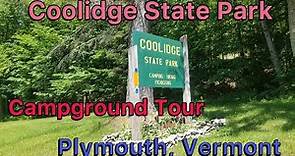 Full Campground Tour - Coolidge State Park - Plymouth Vermont
