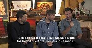 EL HOBBIT - Entrevista Martin Freeman, Richard Armitage y Andy Serkis - Oficial de WB