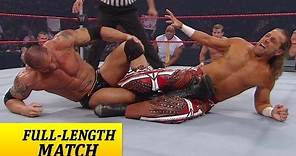 FULL-LENGTH MATCH - Raw - Batista vs. Shawn Michaels - Lumberjack Match