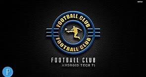 Professional Football Club Logo Design | How To Make Logo Design In Pixellab