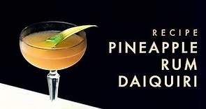 Recipe: Pineapple Rum Old Daiquiri (w/ Plantation Rum Stiggins' Fancy Pineapple)