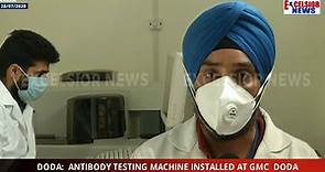 Doda: Antibody Testing Machine Installed At GMC Doda