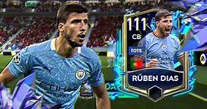 111 CB Rúben Dias Review!! Best CB? | TOTS 23 Event | Fifa mobile