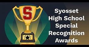 Syosset Senior Awards 2023 - Special Recognitions