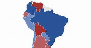 Así está el mapa político en Latinoamérica