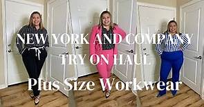 New York and Company try-on haul | Size 18 | Workwear | Plus Size