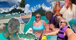what really happened in bora bora… *swimming with sharks, hair turning green, & more*