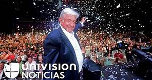 En video: El discurso completo de AMLO desde el Zócalo tras ganar la elección presidencial en México