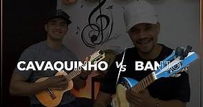 DIFERENÇA ENTRE CAVAQUINHO E O BANJO NA PRÁTICA - AULA COM LÉO SOARES E LUCAS CARVALHO