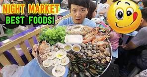 BEST Thai NIGHT MARKET Street Foods! - Rod Fai Train Market Tour