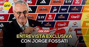 🔴Entrevista exclusiva con JORGE FOSSATI, técnico de la Selección Peruana de Fútbol [EN VIVO]