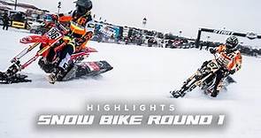 Amsoil Championship Snocross 2022 | Snow Bike (Moto 2) Round 1 Highlights