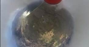 Skydiver free-falls through a cloud during his jump back to Earth #Shorts