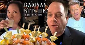Ramsay's Kitchen Las Vegas Grand Opening: Gordon Ramsay's New Restaurant at Harrah's Las Vegas