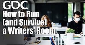 How to Run (and Survive) a Writers' Room