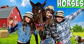 Horses for Kids w/ The Wild Adventure Girls! All About Horses for Kids