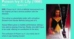 Movie Review: Poison Ivy II: Lily (1996) [HD]